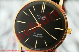 【送料無料】腕時計 デラックススリムロシアロシアpoljot de luxe полёт 2209 luxury ultra slim russian ussr costume beautiful watch