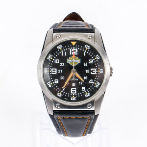 【送料無料】腕時計 ハーレーダビッドソンブローバレザーストラップ2006 harleydavidson bulova date wristwatch leather strap water resistant 76b31 【送料無料】腕時計 ハーレーダビッドソンブローバレザーストラップ2006 harleydavidson bulova date wristwatch leather strap water resistant 76b31