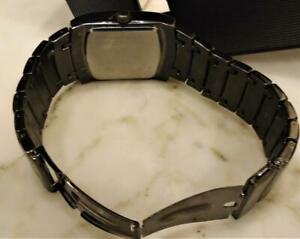 【送料無料】腕時計　コールブラックステンレススチールベースメタルベゼル