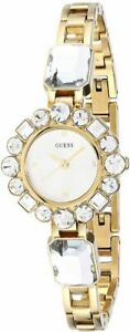 【送料無料】腕時計 クリスタルアクセントゴールドウォッチguess womens crystal accent gold watch w0701l2 msrp 125