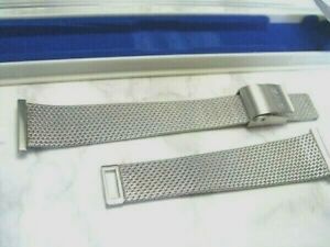 【送料無料】腕時計　ヴィンテージフランススチールミラネーゼメッシュブレスレットvintage 19 mm nos 196070s zrc france s steel milanese mesh bracelet 7000