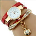 yzrv@v`it@bVOWA[uhCXg[S[huXbgZbgwomens platinum fashion luxury brand rhinestone gold bracelet and watch set