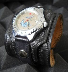 【送料無料】腕時計 カフウォッチウォッチストラップメイドインイタリアヴィンテージイタリアンレザーcuff watchwatch strapmade in italyvintageitalian leather