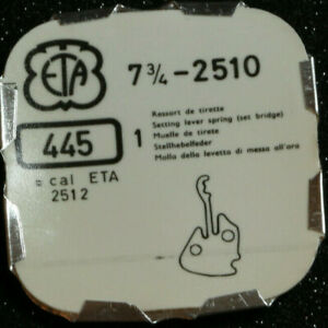 【送料無料】腕時計 レバースプリングセッティングレバースプリングデティレットeta 2510 part 445, stellhebelfeder, setting lever spring, ressort de tirette nos
