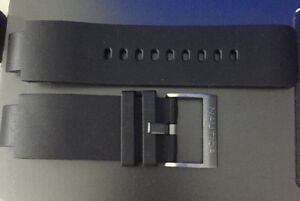 【送料無料】腕時計　ノーティカスポーツラバーストラップブレスレットバックルブラックワイド