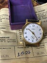 【送料無料】腕時計　ポベダポルジョットボストクロシアゴールドプレートパスポートwatch pobeda poljot vostok ussr russia gold plated passport 1992 condition