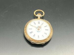 【送料無料】腕時計 タシェンウールシルバーガロンヌ×damen taschenuhr silber 800 galonne o 31,8mm