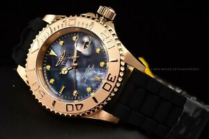 【送料無料】腕時計　インビクタプロダイバーマザーオブピールスクリューダウンシリコーンストラップローズゴールドウォッチinvicta 40mm pro diver mother of peal screw down silicone strap rose gold