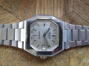 ̵ӻסӥơȥݥƥåmdg vintage used st steel pontiac automatic watch cal eta 2783