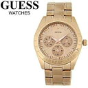 ゲス 【送料無料】腕時計　ローズゴールドブレスレットフェミニンドレスレディウォッチデー guess rose gold bracelet feminine dress lady watch day date u13623l1 nwt