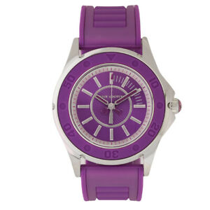 ジューシークチュール 【送料無料】腕時計　ジューシークチュールリッチガールパープルゼリークォーツウォッチjuicy couture rich girl 1900873 womens 36mm purple jelly quartz watch