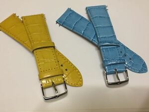 【送料無料】腕時計 チントゥリノクロノスターアズーロジャロペレスペアパーツcinturino chronostar 3751206035 azzurro giallo 24mm pelle spare parts cod19