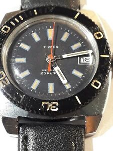 【送料無料】腕時計　タイムスダイバーサブヴィンテージtimex diver sub vintage