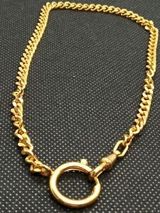 【送料無料】腕時計　チェーンモントルグーセットエンメタルドレchaine pour montre a gousset en metal dore ref s332