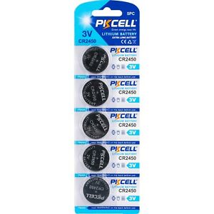 【送料無料】腕時計　ピラバタリアセルコイン5 x pkcell cr2450 3v pila batteria cell coin replace cr br dl ecr kcr lm 2450