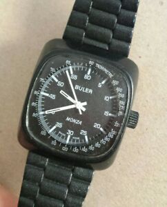 【送料無料】腕時計　ブラーモンツァクロノメーターグラスファイバー70s buler monza chronometer fiberglass