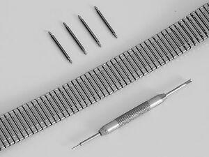 【送料無料】腕時計　ステンレスエキスパンダーブレスレットウォッチストラップピンピンリムーバーツールstainless steel expander bracelet watch strap pins and pin remover tool inc