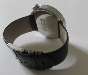 【送料無料】腕時計　?モントルアクテオクチュールボイティエブレスレットエンクワールノワール? montre akteo couture dimension boitier 48 bracelet en cuir noir