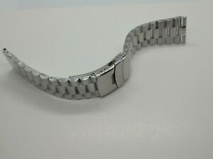 【送料無料】腕時計　ゲッコタプレジデントステンレススチールブラシドウォッチストラップブレスレット