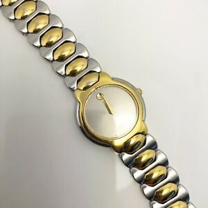 モバド 【送料無料】腕時計　モバドレディースツートーンステンレスクォーツウォッチmovado 88450811 ladies two tone stainless quartz watch 7543