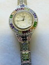 【送料無料】腕時計　マルチリアルスイスmulti real gemstone swiss made watch