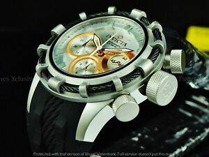 【送料無料】腕時計　インビクタメンボルトブラックユニワイヤースイスクロノグラフシリコーンストラップウォッチ