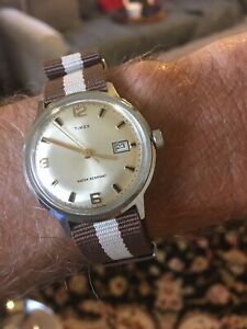 【送料無料】腕時計 マーリンデートサービス1970 timex marlin with date serviced, running great 【送料無料】腕時計 マーリンデートサービス1970 timex marlin with date serviced, running great