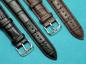【送料無料】腕時計 クロコエンボスレザーウォッチストラップ19mm 21mm croco embossed replacement leather watch strap 【送料無料】腕時計 クロコエンボスレザーウォッチストラップ19mm 21mm croco embossed replacement leather watch strap