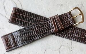 【送料無料】腕時計 ロワイヤルトカゲrare long length 1950s royale lizard 19mm watch strap nos varying color shades