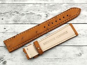 【送料無料】腕時計　ストラップシントゥリーノイェーガールクルトルリソペッレストルッツォゴールドサービスィシャルstrap cinturino jagerlecoultre reverso pelle struzzo gold 19mm service icial