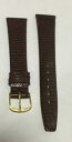 【送料無料】腕時計 ブランドブラウントカゲカーフウォッチストラップbrand 19mm brown genuine lizard calf watch stra...