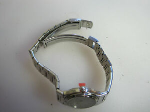 【送料無料】腕時計　ステンレススチールブレスレット328 ladys stainless steel eterna date watch bracelet