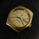 【送料無料】腕時計　レアアーネストボレルストラトスクォーツゴールドトーンスニクロンrare ernest borel stratosquartz 2000 day date gold tone snychron watch parts