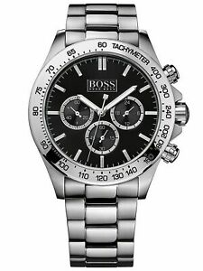 ̵ӻסҥ塼ܥ󥺥ƥ쥹Υեåhugo boss hb1512965 mens stainless steel chronograph watch 2 years warranty
