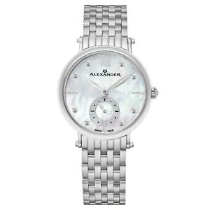 【送料無料】腕時計 アレクサンダーレディースデザイナースイスメイドパールステンレスクォーツウォッチalexander ladies designer swiss made mother of pearl stainless quartz watch 【送料無料】腕時計 アレクサンダーレディースデザイナースイスメイドパールステンレスクォーツウォッチalexander ladies designer swiss made mother of pearl stainless quartz watch