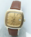 yzrv@BibQGMYvinatge elgin mens automatic watch df5212873 17jewels eta 2873 date 1970s