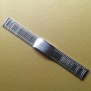 【送料無料】腕時計　オリジナルヴィンテージステンレススチールブレスレットエンドoriginal vintage stainless steel watch bracelet 18mm end links nos