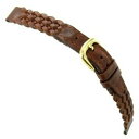 【送料無料】腕時計　スペイデルレディースブラウンレザーウォッチストラップspeidel ladies brown leather watch strap