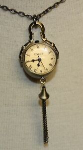 【送料無料】腕時計 チコアンティークブロンズクリスタルボールペンダントウォッチチェーンエクセレントchicos antique bronzecrystal ball pendant watch chain wtassel excellent