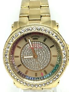 ジューシークチュール 【送料無料】腕時計　ジューシークチュールレディースラグジュアリーゴールドウォッチステンレススチールブレスレットjuicy couture ladies luxury jc733340636s gold watch stainless steel bracelet
