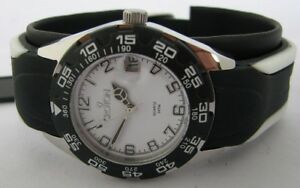 【送料無料】腕時計　クロトンレディースクォーツベゼルcroton ladies ss quartz rotating bezel date watch 250