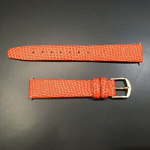 【送料無料】腕時計 ハドリーローマレッドトカゲストラップレッドhadley roma 14mm red lizard grain speed strap ls706 red 14r