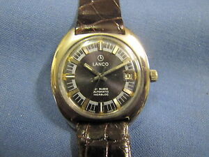 【送料無料】腕時計　ランコオロロギメカニコオートマチックシントゥチーノインペレlanco orologio meccanico automatico cinturino in pelle 69