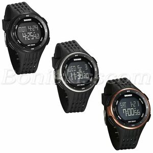 【送料無料】腕時計　ファッションスポーツタイムゾーンカウントダウンタイマーデジタルstudents fashion sports two time zones countdown timer digital led wrist watch