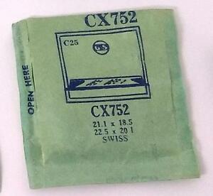 【送料無料】腕時計　スイスクリスタルnos gs crystal cx752 for swiss * 211 x 185; 225 x 201 mm