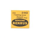 ベンラス 【送料無料】腕時計　ベンラスセッティングレバーデテントパーツbenrus bm setting lever detent part number 443