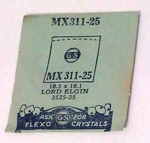 【送料無料】腕時計 ロードエルギンミリメートルクリスタルnos gs crystal mx31125 for lord elgin 352535 185 x 181 mm