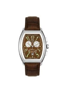 【送料無料】腕時計　メンエリニニューヨーカーグランドクロノグラフスイスエクストラストラップmen elini yorker grand chronograph swiss br12535abr extra strap