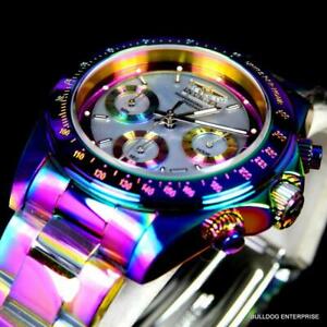 腕時計　インビクタスピードウェイクロノグラフプラチナマザーオブパールウォッチinvicta speedway iridescent chronograph platinum mother of pearl 40mm watch