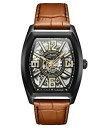 【送料無料】腕時計 ケネスコールメンズオートマティックブラウンレザーストラップウォッチkenneth cole kc51083004 mens automati...